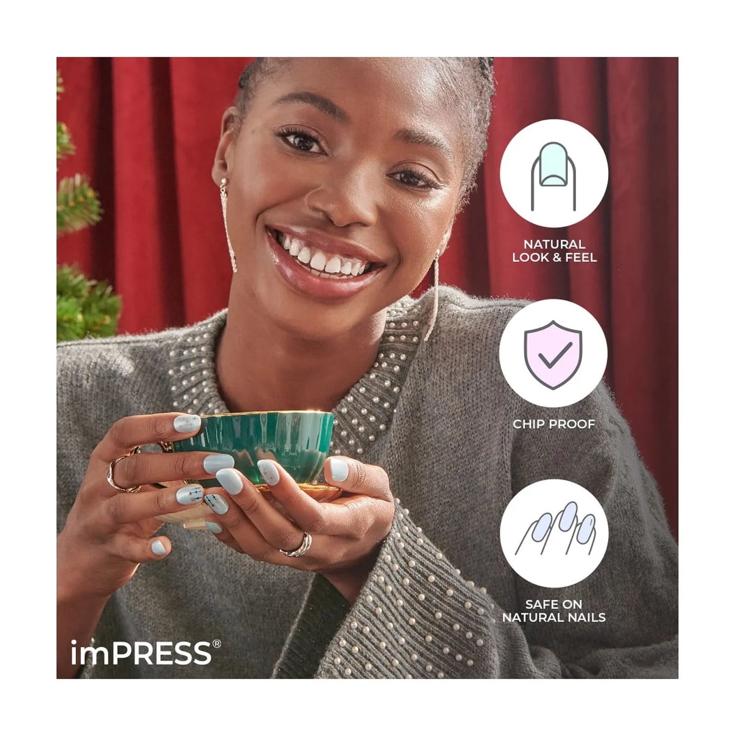 IMPRESS La manicura a presión sin pegamento