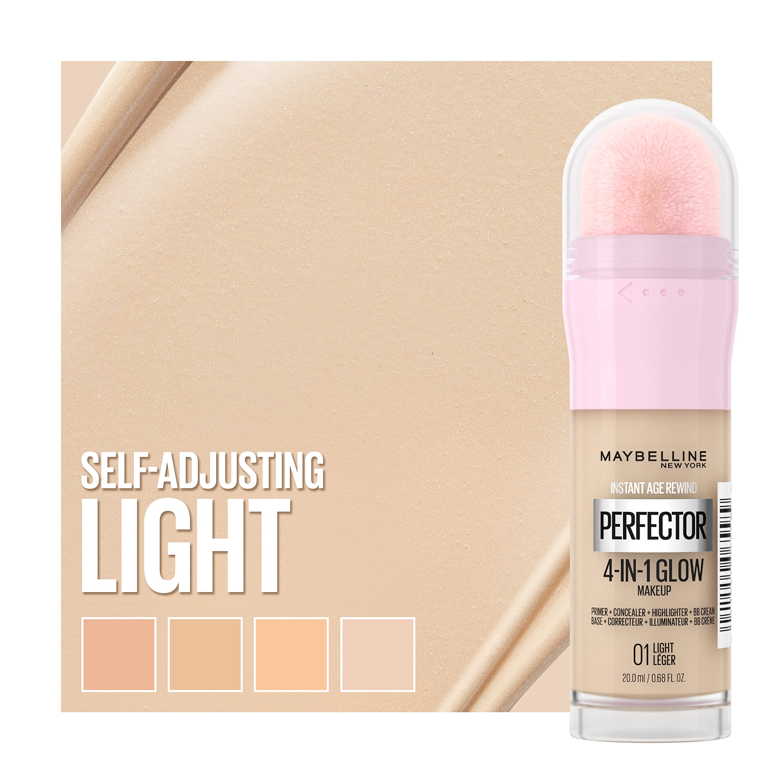 Maquillaje iluminador 4 en 1 Instant Age Rewind Perfector de MAYBELLINE