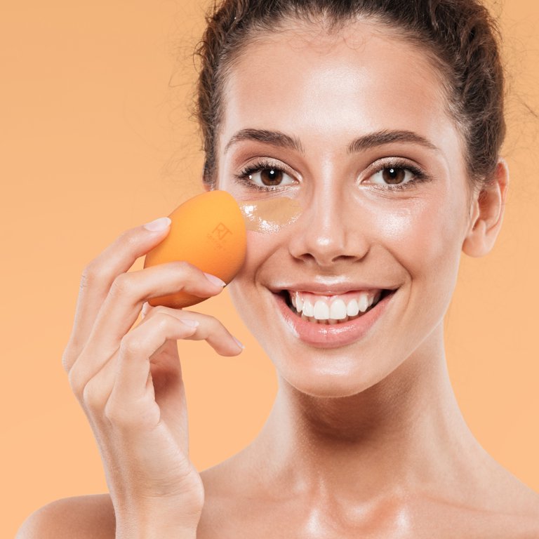 REAL TECHNIQUES Esponja de maquillaje Miracle Complexion + Estuche de viaje