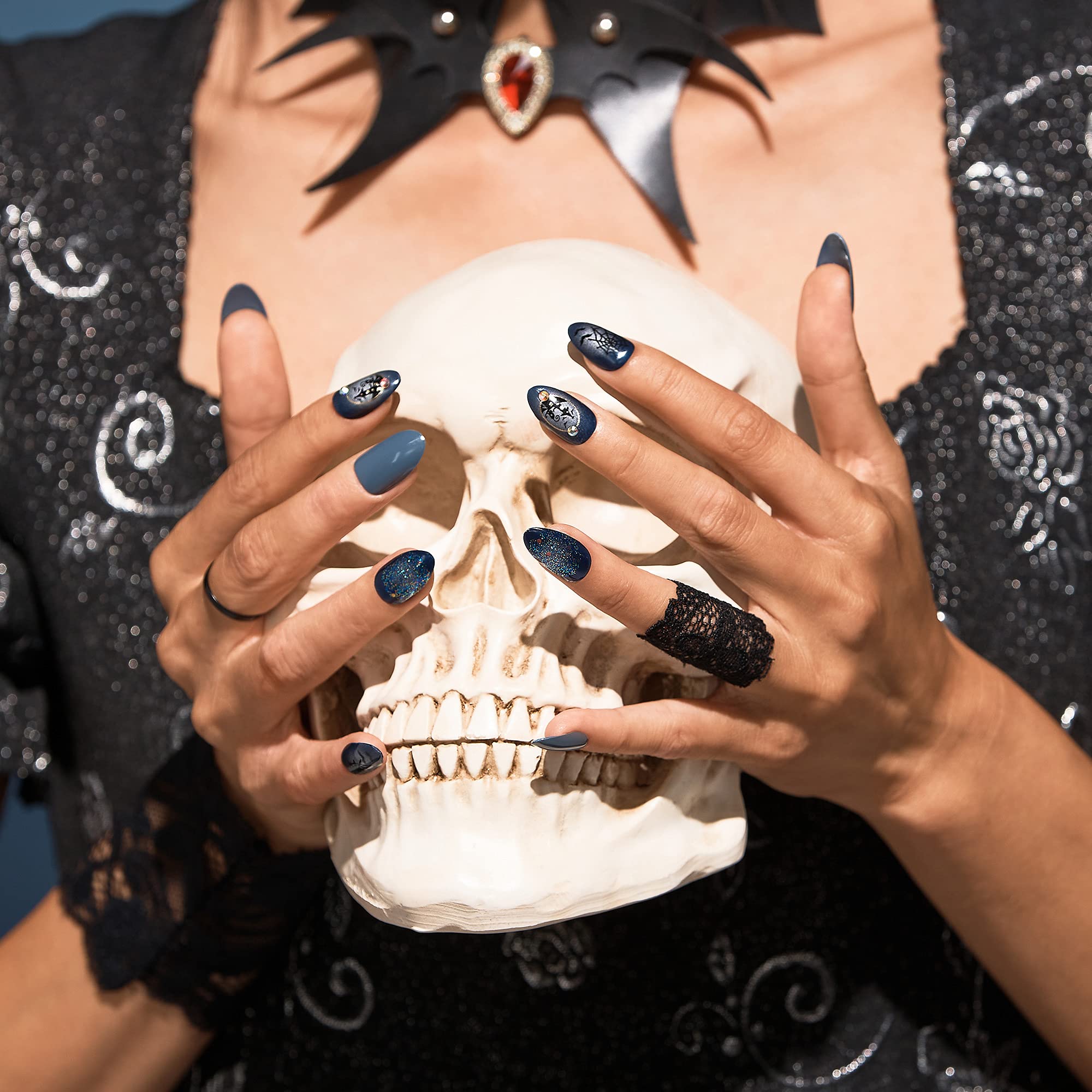 KISS imPRESS Press on Manicure Halloween Nails