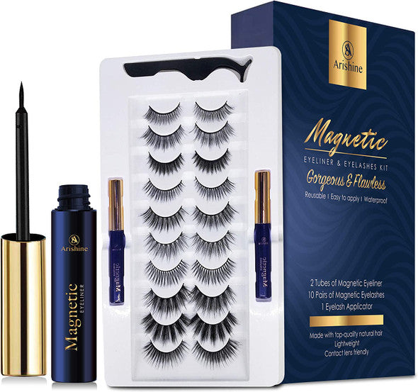 ARISHINE Gorgeous & Flawless Magnetic Eyeliner & Lashes Kit