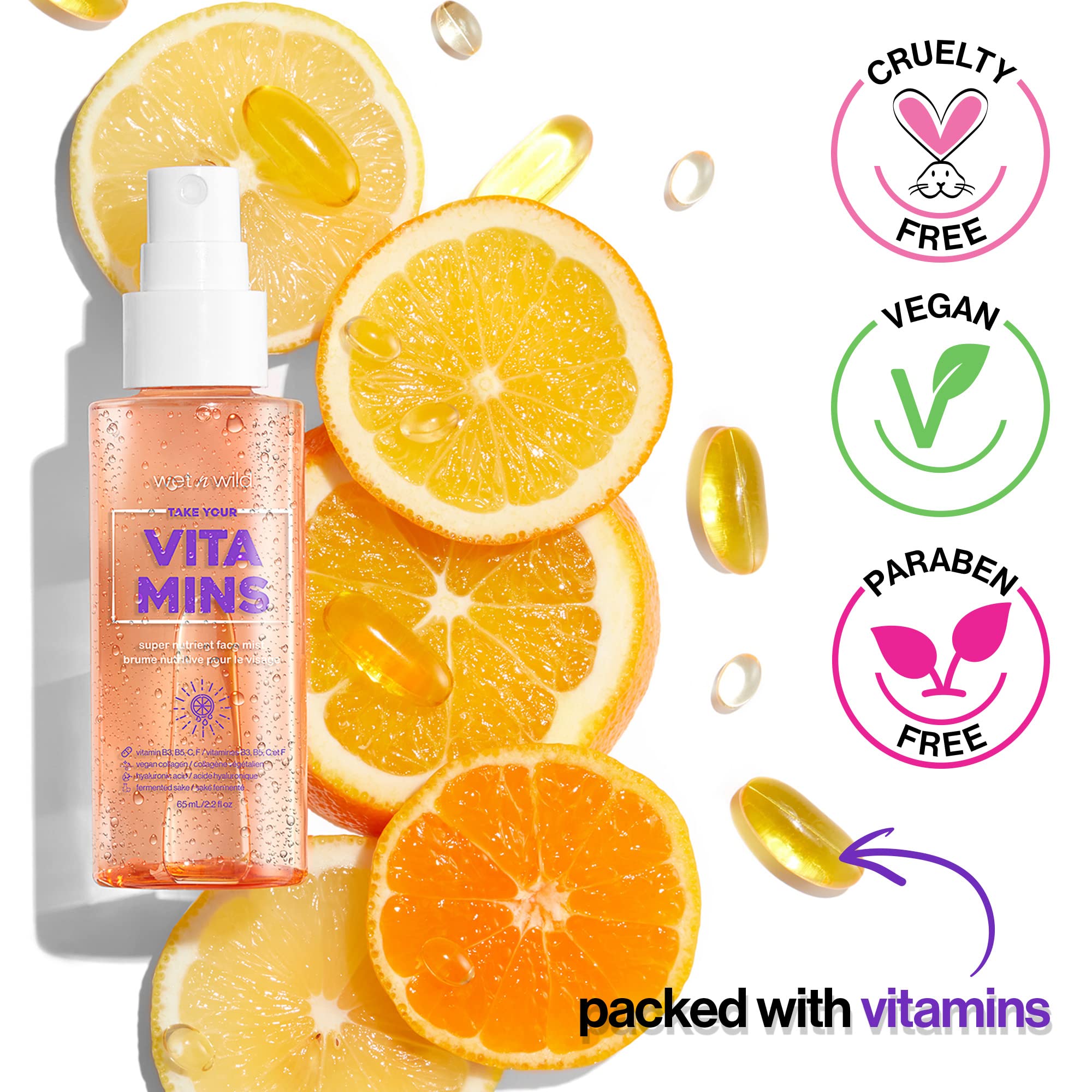 Bruma facial supernutritiva Take Your Vitamins de WET N WILD