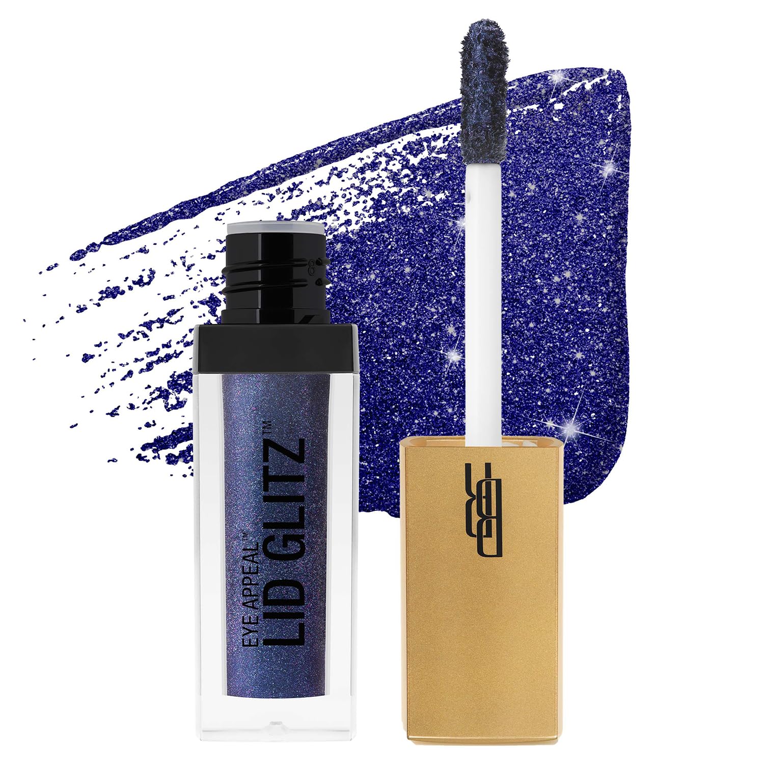 Sombra de ojos líquida con brillo Eye Appeal Lid Glitz de BLACK RADIANCE