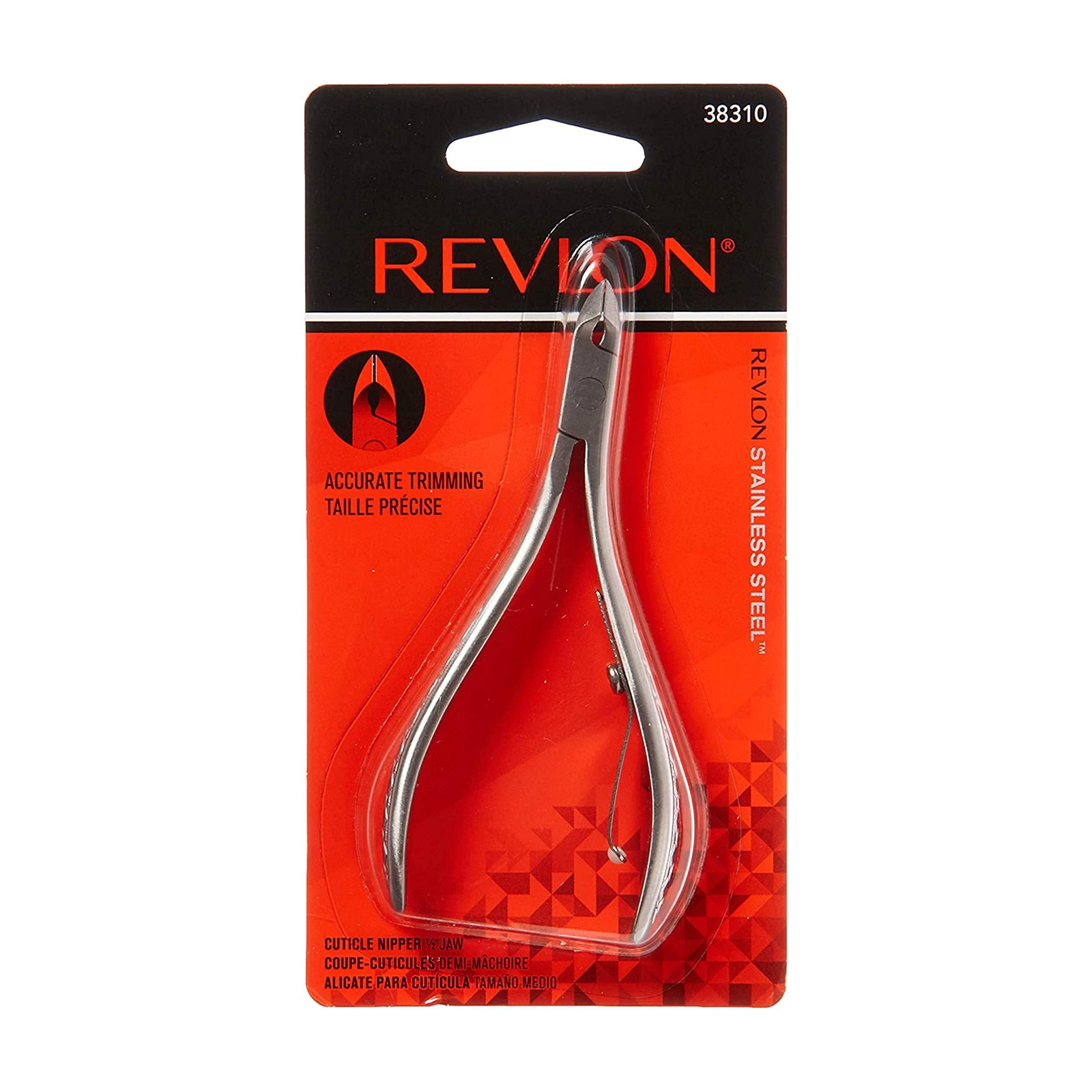 Alicate para cutículas de media mandíbula REVLON