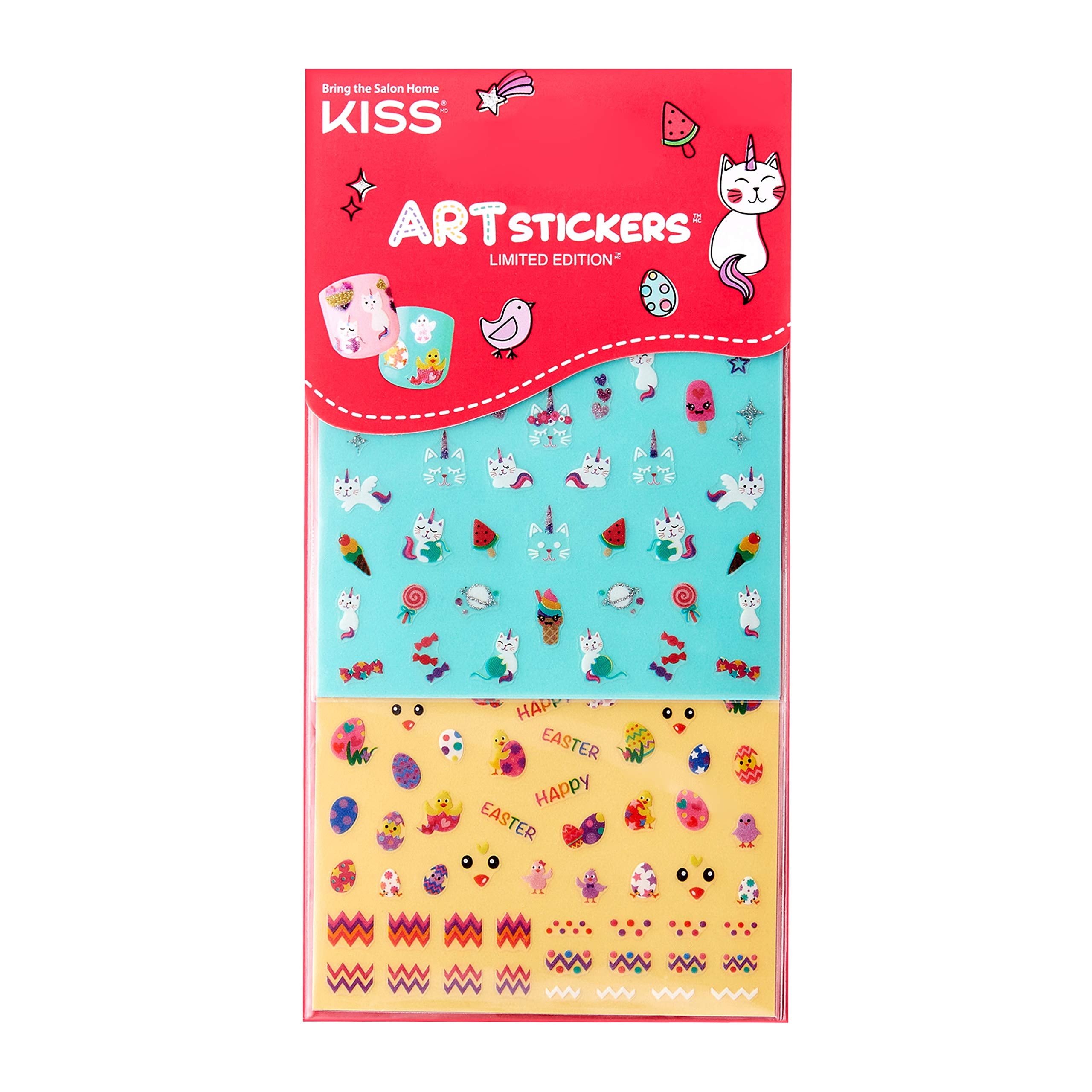 Pegatinas de uñas KISS para Pascua
