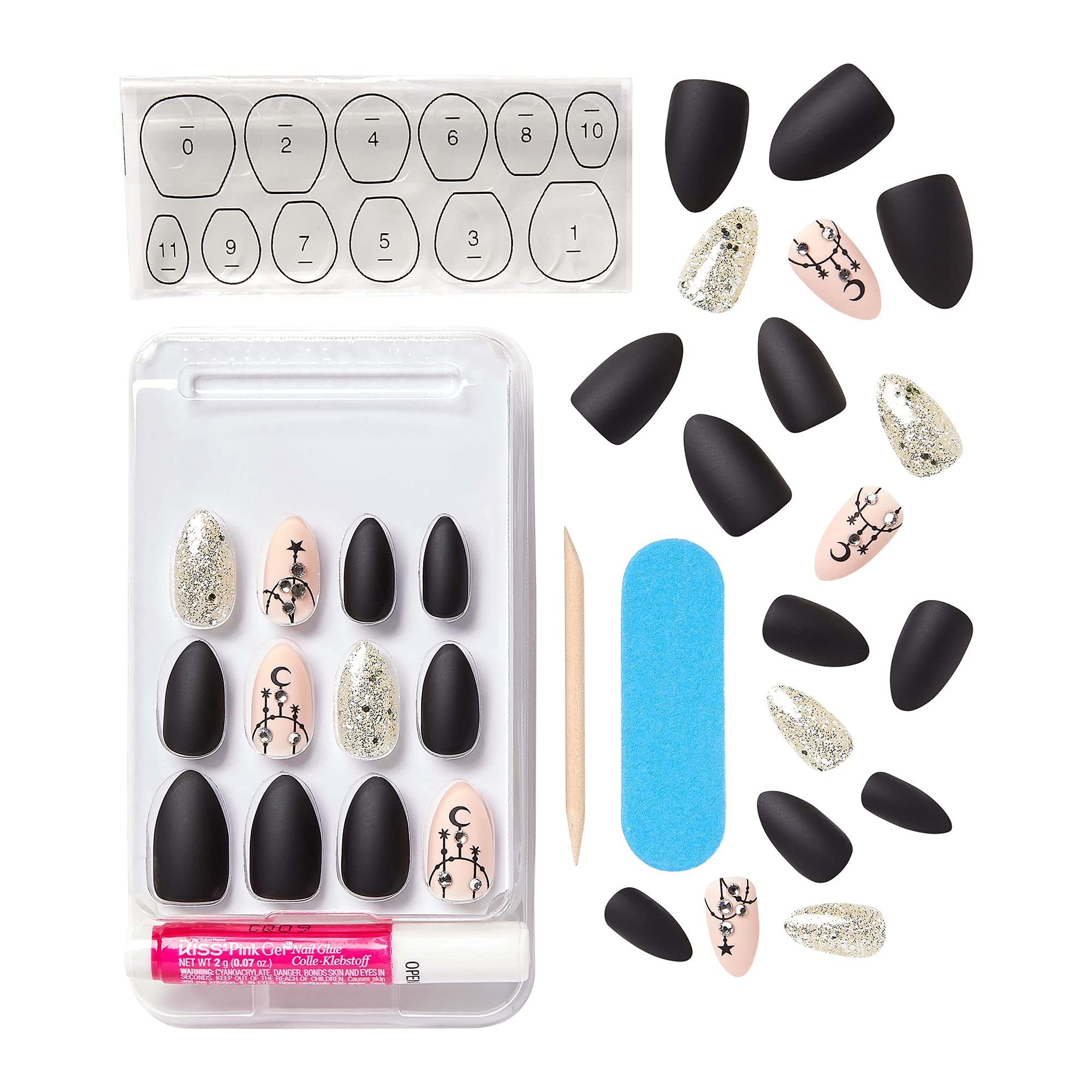 KISS Glow In The Dark Special Design Nails