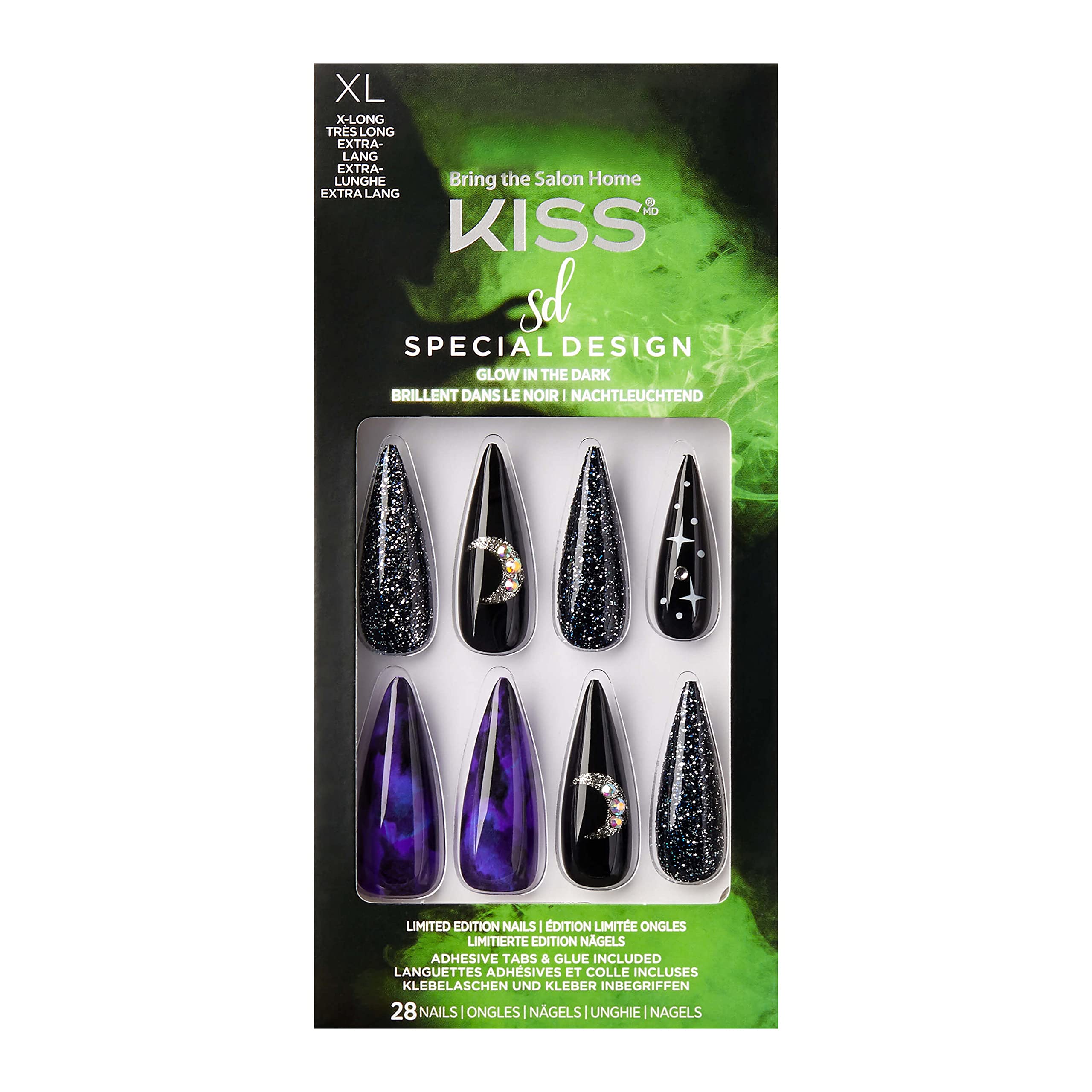 KISS Glow In The Dark Special Design Nails