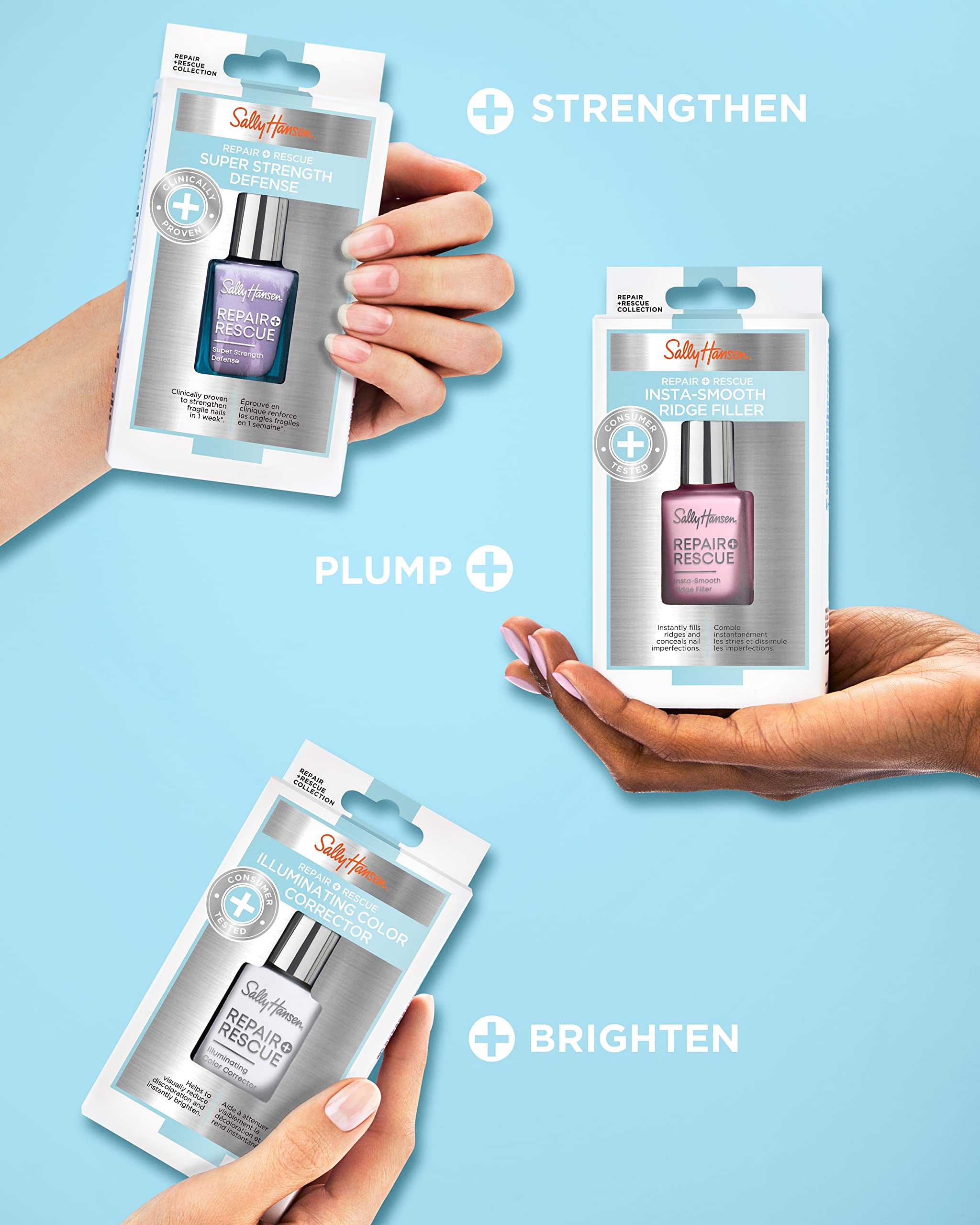 Tratamiento de uñas SALLY HANSEN Repair + Rescue