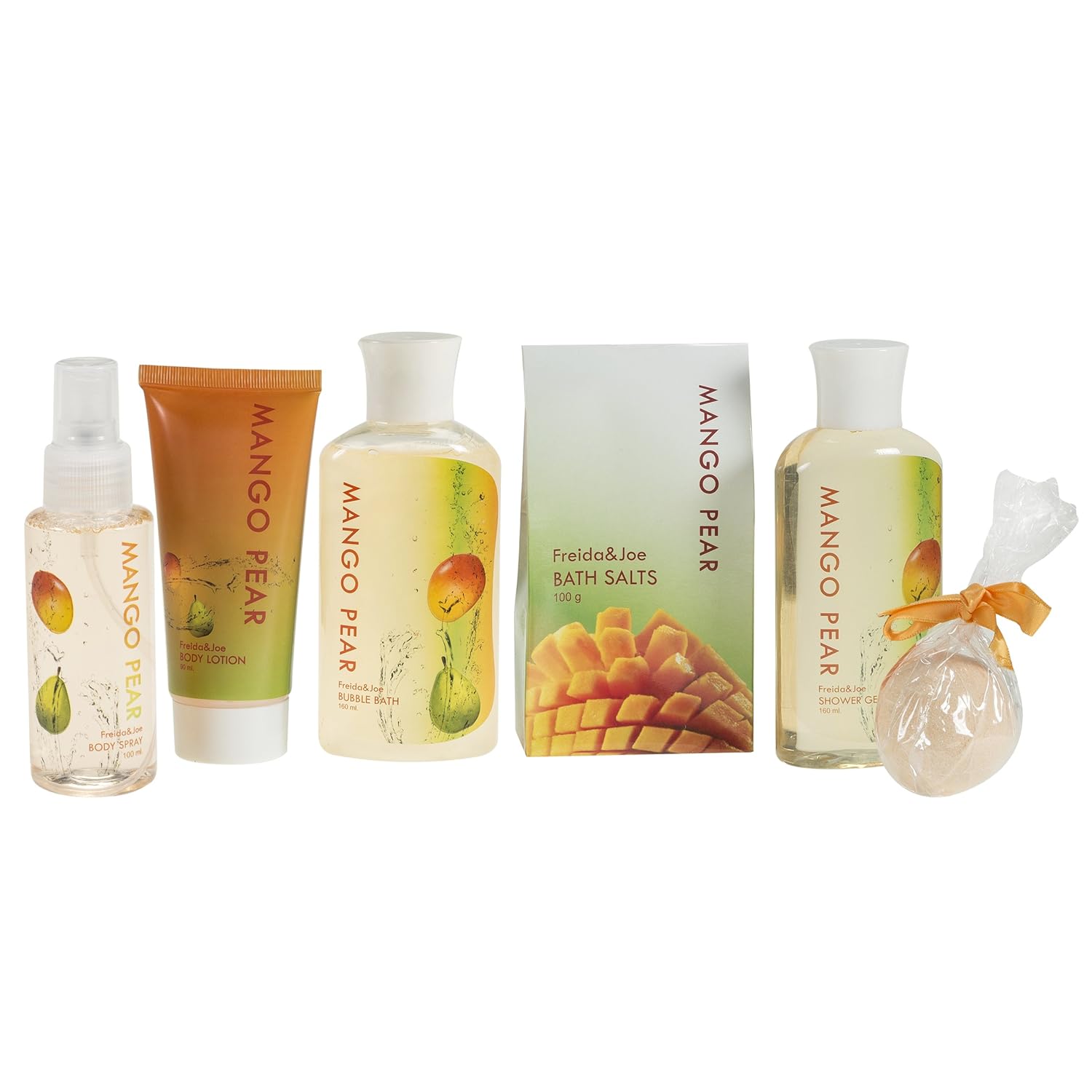 Set de baño y cuerpo con fragancia de cesta tejida FREIDA y JOE