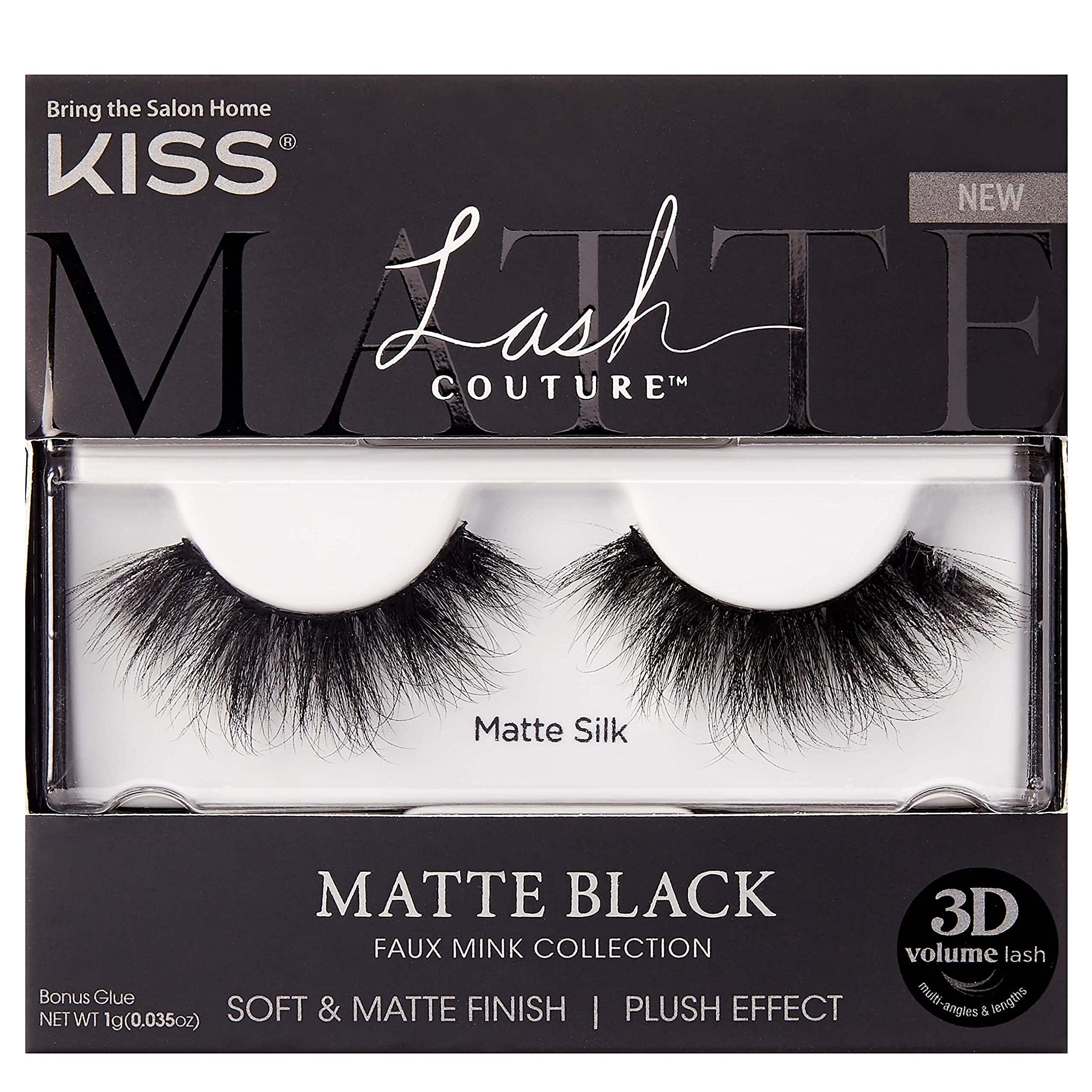 KISS Lash Couture Matte Black Faux Mink Collection