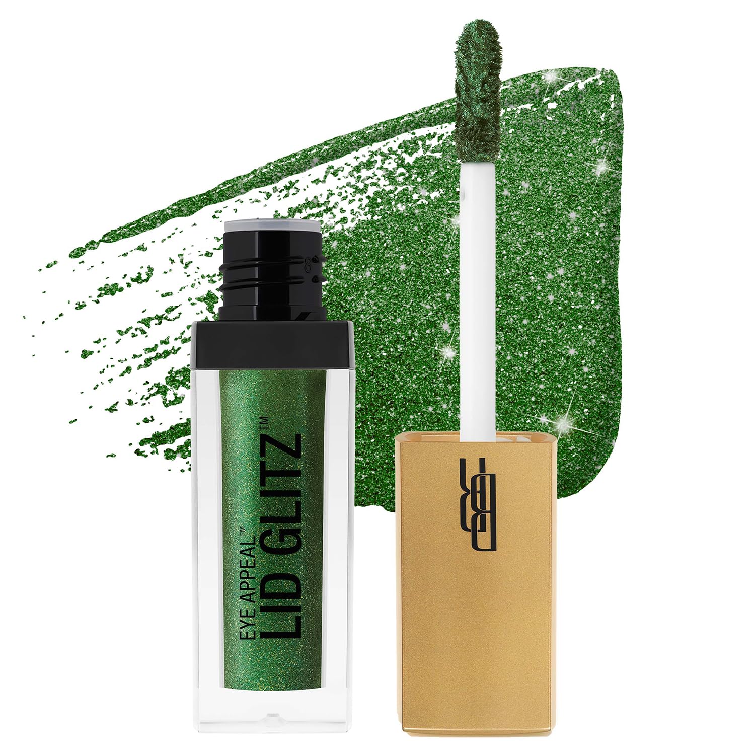 Sombra de ojos líquida con brillo Eye Appeal Lid Glitz de BLACK RADIANCE