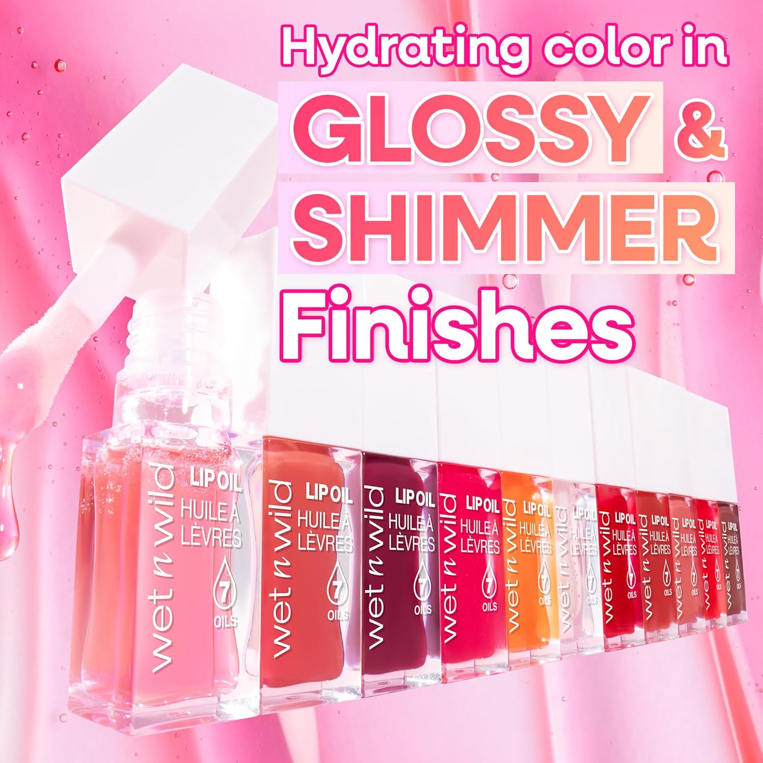 Aceite labial con brillo Wet n Wild