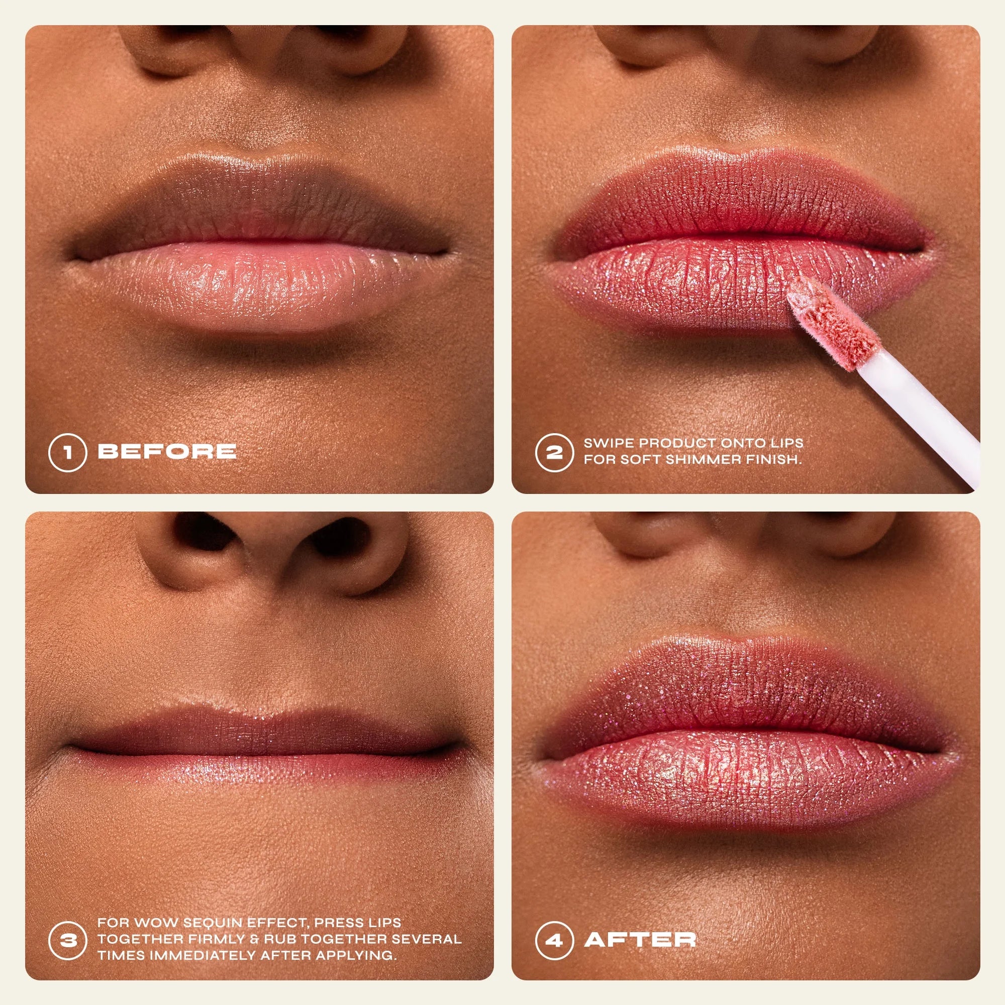 Trío de labiales Glisten & Glow de MILANI