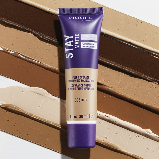 Base de maquillaje líquida Stay Matte Flawless Finish de RIMMEL
