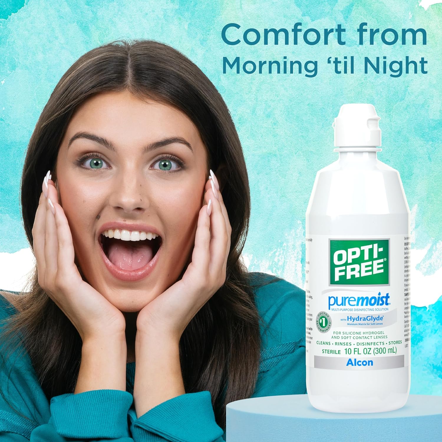 OPTI-FREE PureMoist Multi-Purpose Disinfecting Solution