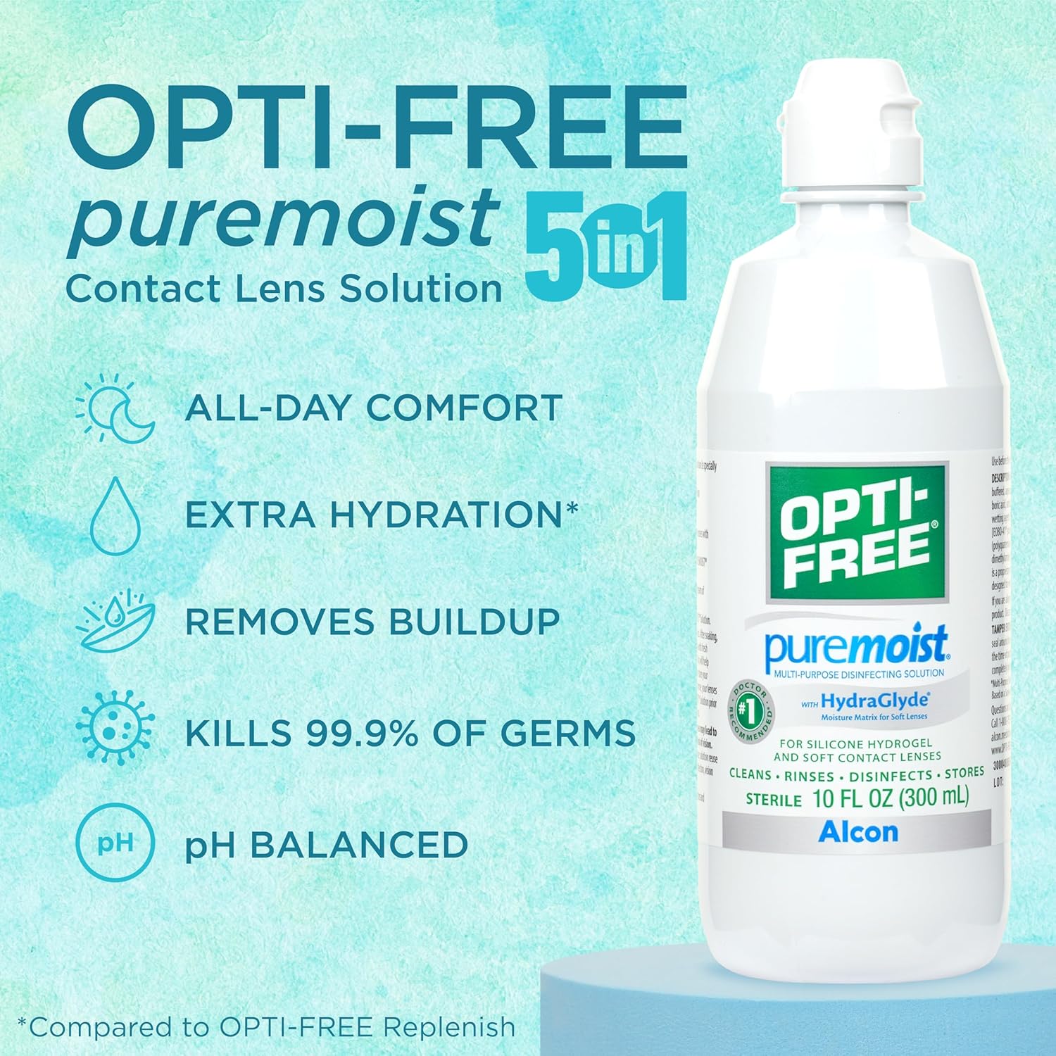 OPTI-FREE PureMoist Multi-Purpose Disinfecting Solution