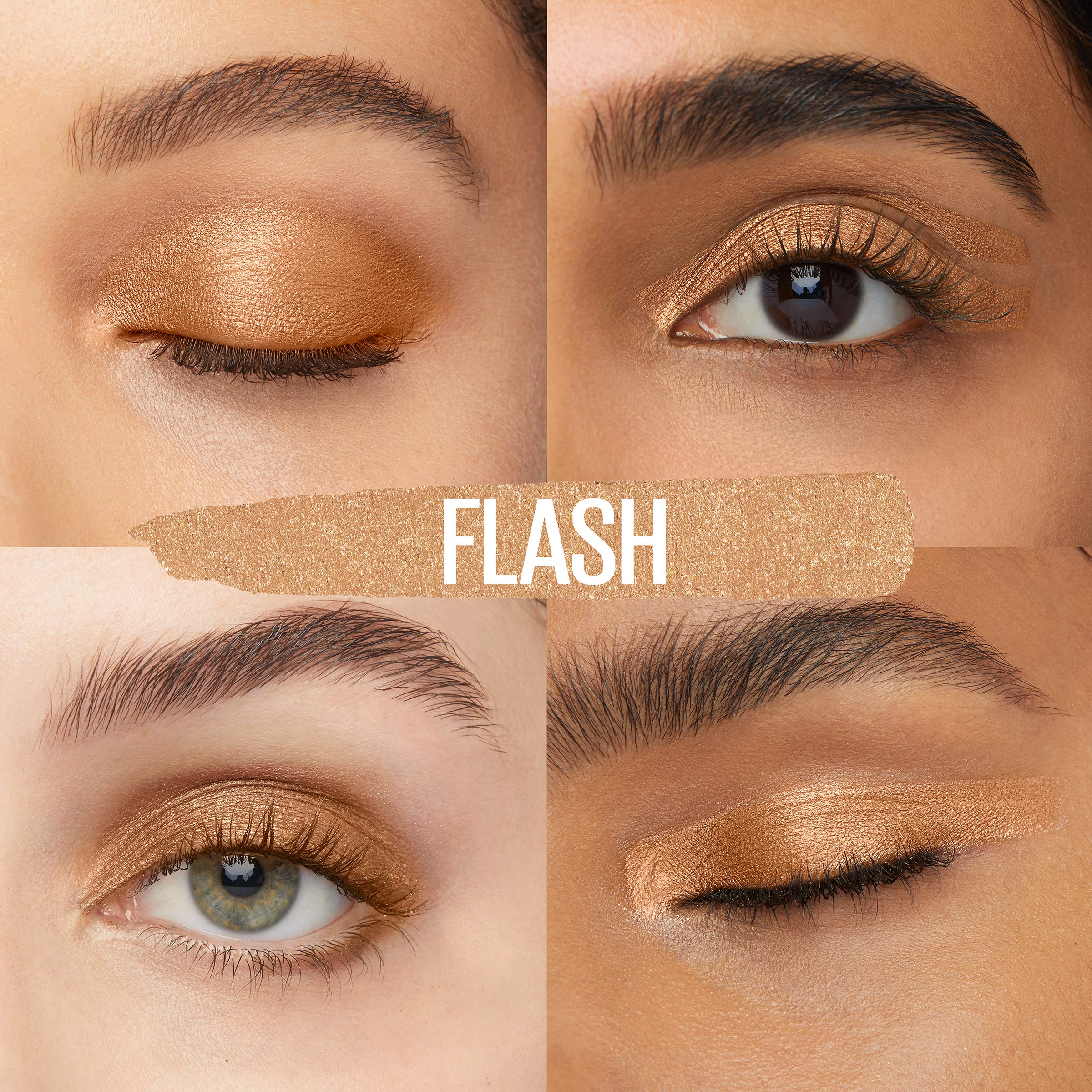 Lápiz de sombras de ojos en crema y polvo Color Strike de MAYBELLINE
