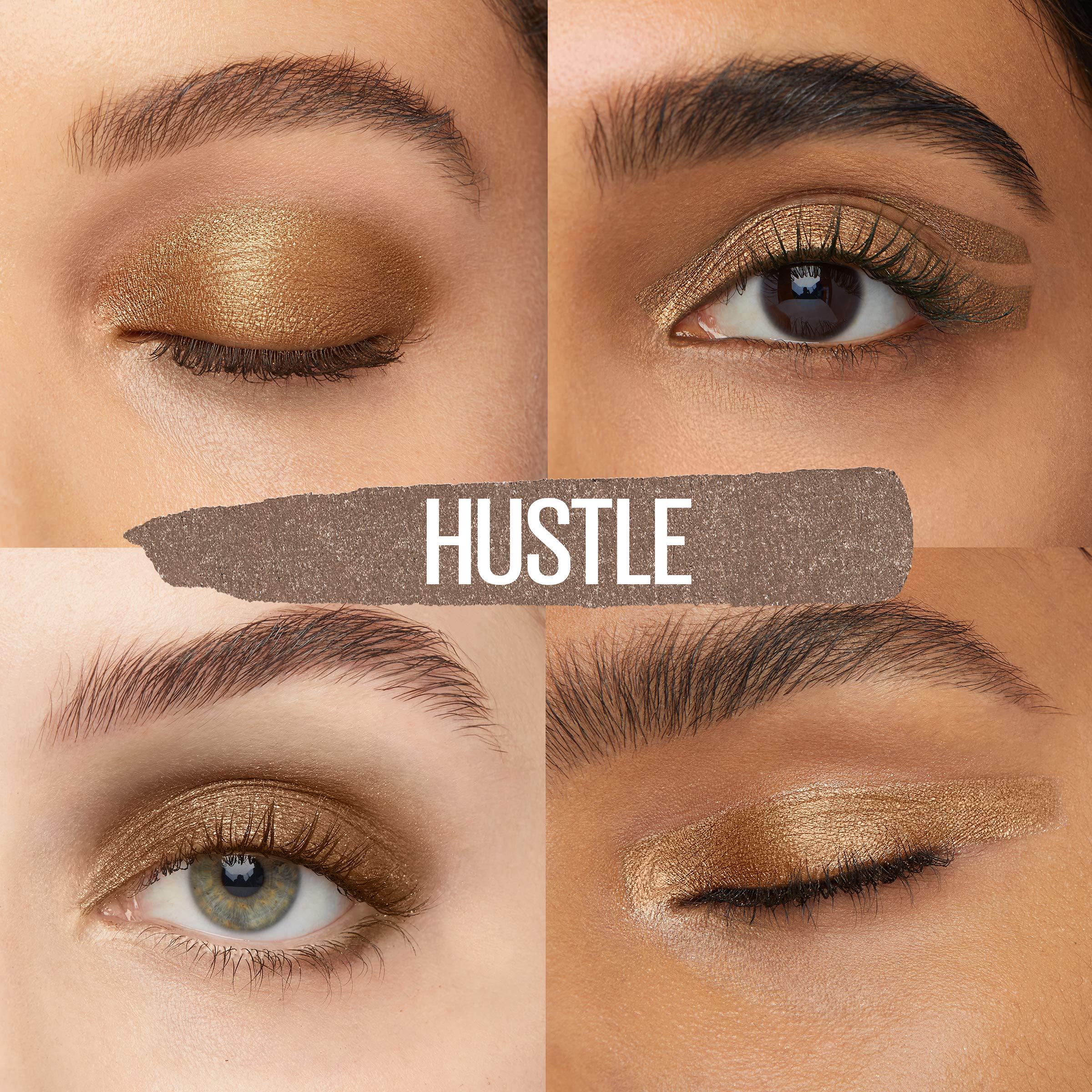 Lápiz de sombras de ojos en crema y polvo Color Strike de MAYBELLINE