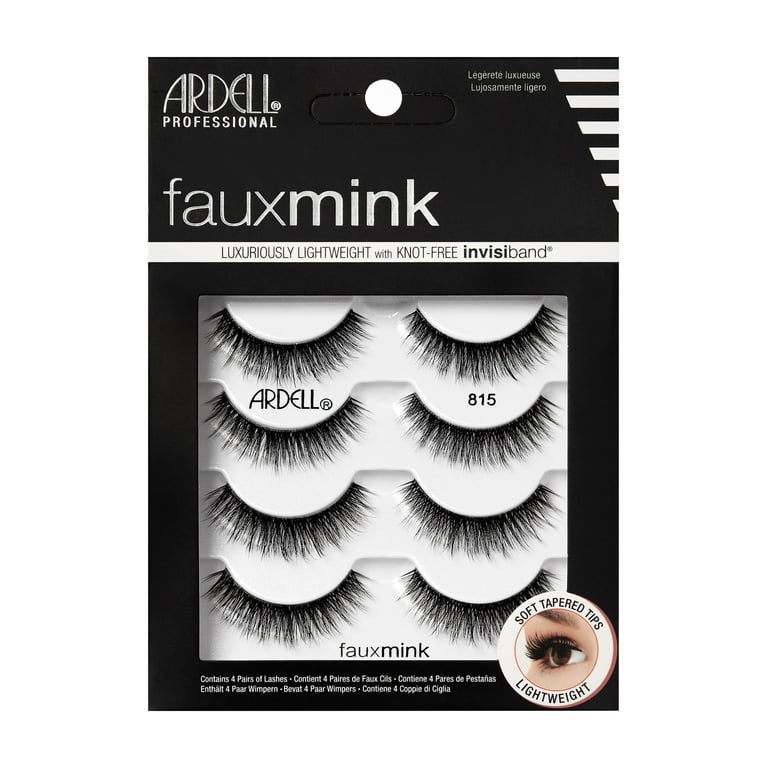 Pestañas postizas ARDELL Fauxmink, lujosas, ligeras y sin nudos (paquete múltiple)