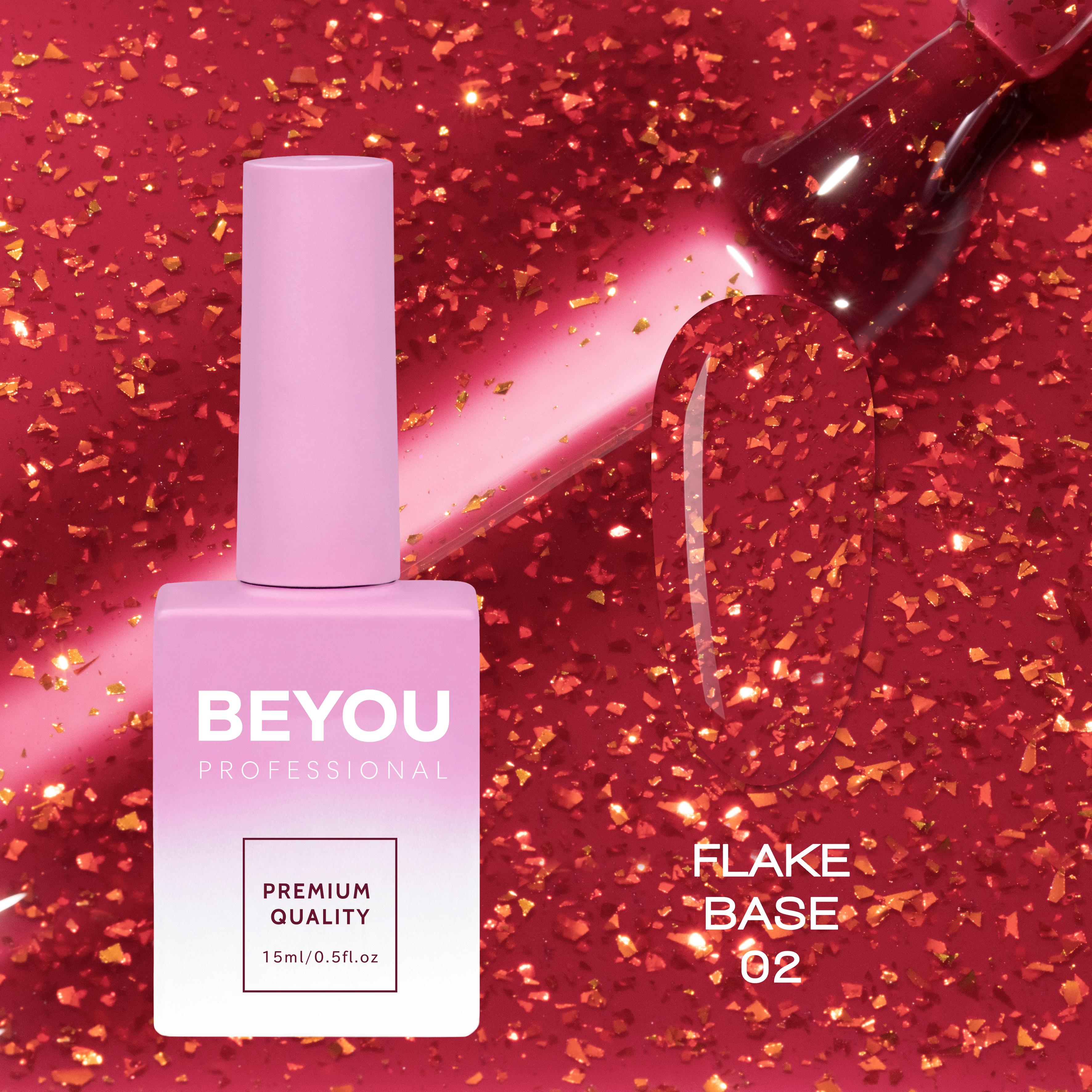 BEYOU Professional Flake base 02(Fall collection) 15ML