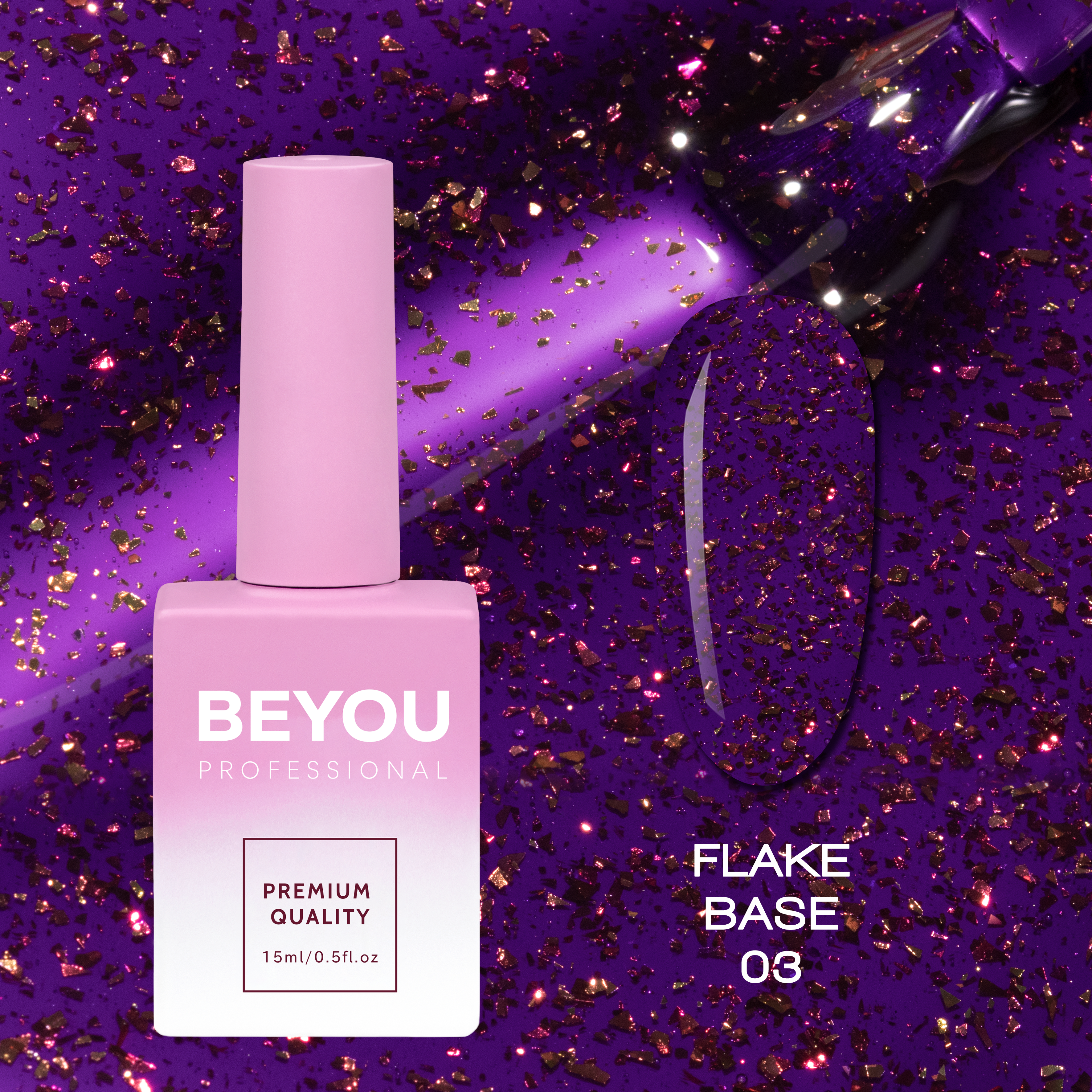 BEYOU Professional Flake base 03(Fall collection) 15ML BFBF0315