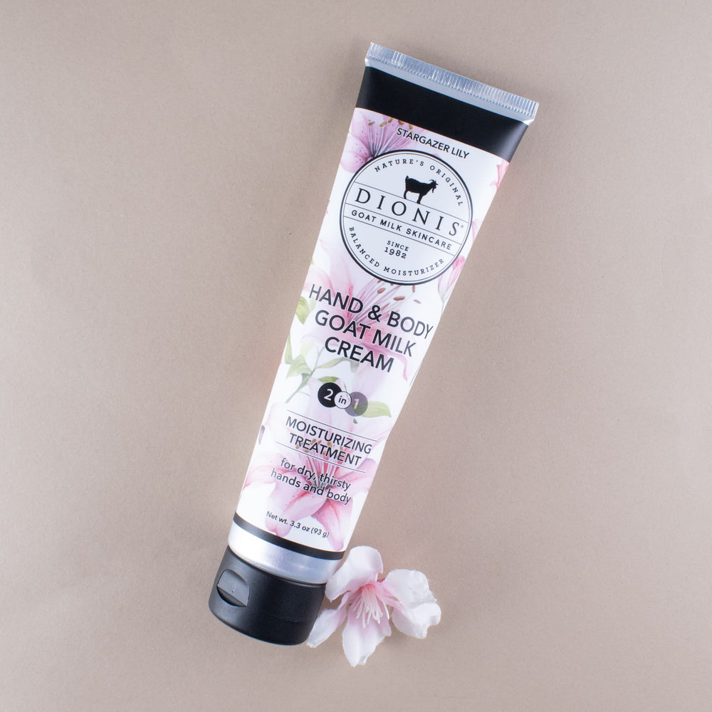 Crema de manos hidratante y humectante con leche de cabra DIONIS