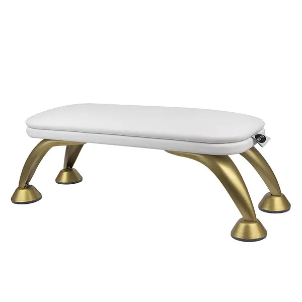 MANICURE STAND AIR MAX WHITE (ECO LEATHER ON GOLD LEGS)