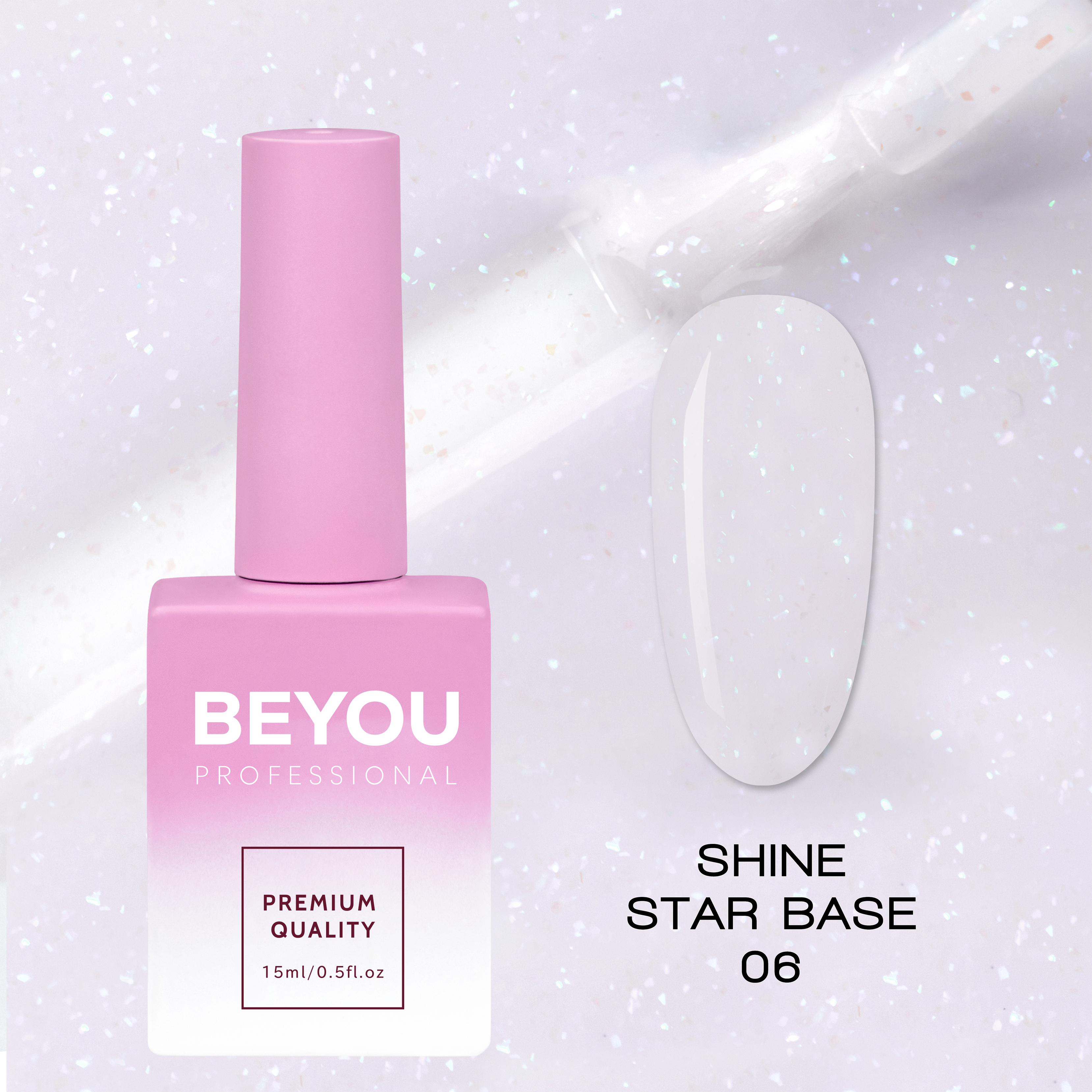 BEYOU Professional Shine Star Base 06 15ml