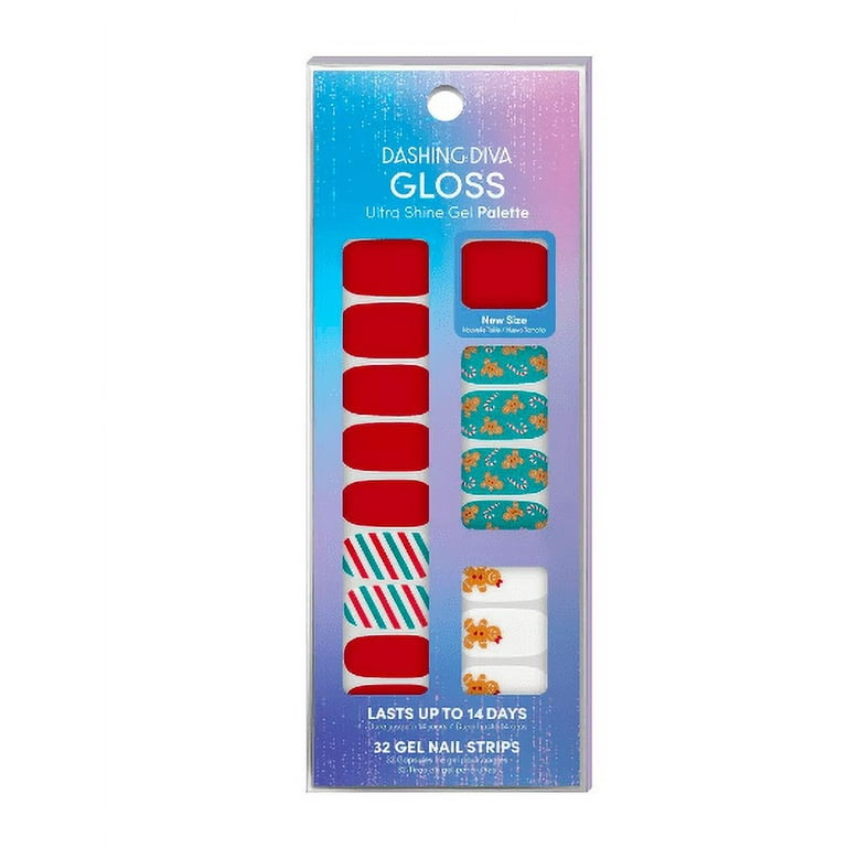 Paleta de gel ultrabrillante DASHING DIVA Gloss, 32 unidades