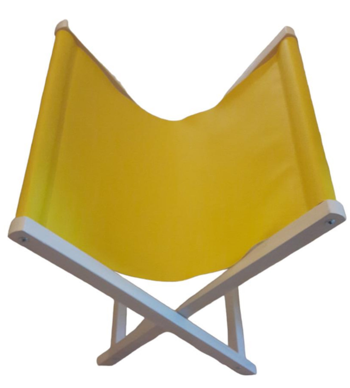 AIR MAX Bag stand(yellow eco-leather on white legs)