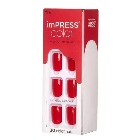 Uñas postizas de color KISS ImPRESS
