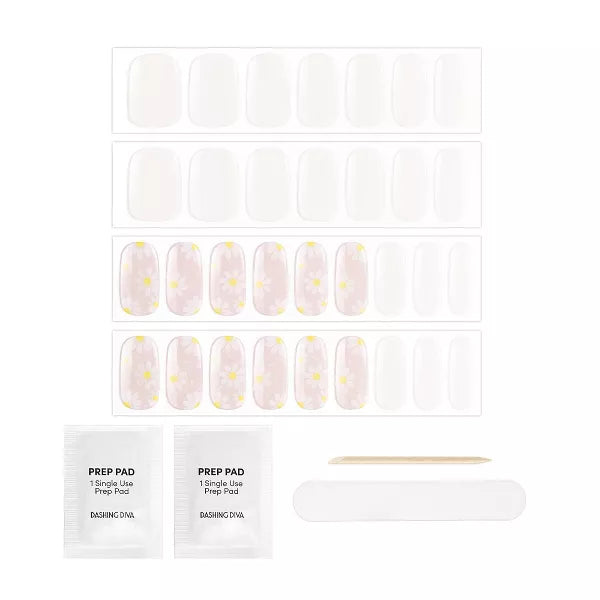 Tiras de gel semicuradas para uñas Dashing Diva Glaze