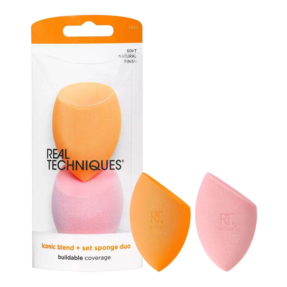 REAL TECHNIQUES Esponja Miracle Complexion y Esponja Miracle Powder