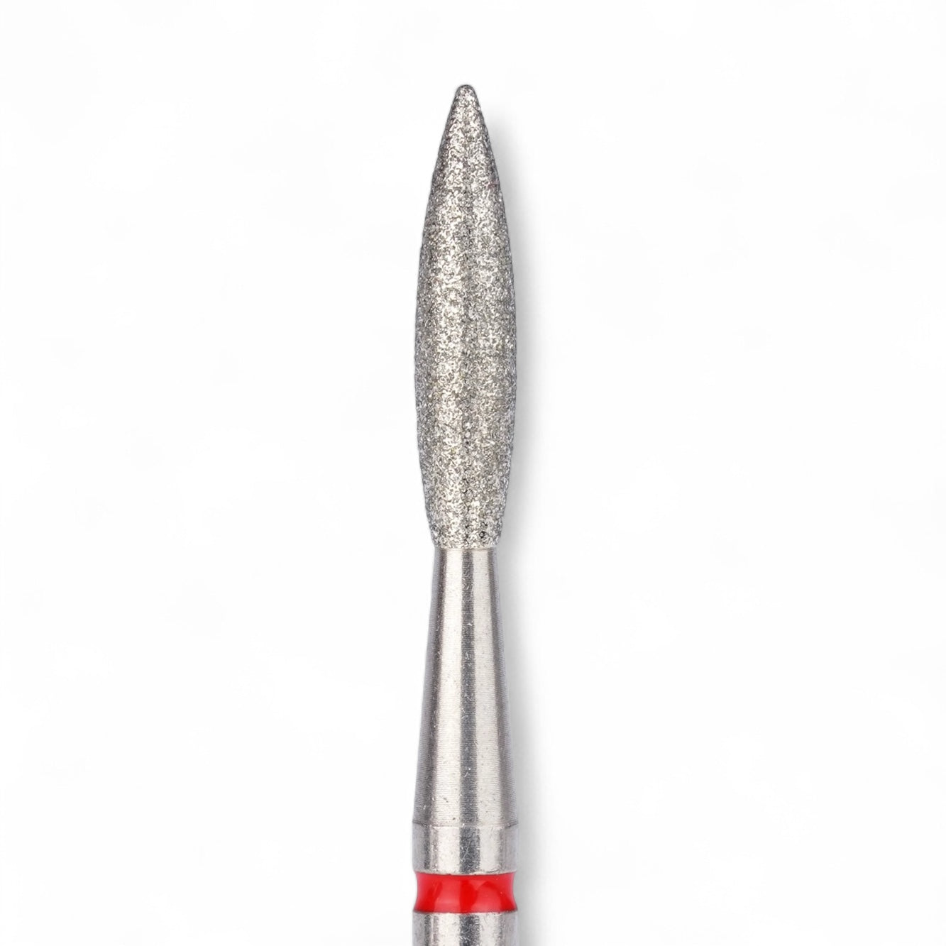 Elite Embrace Professional 2.3*10 mm Flame Nail Drill Bit Red