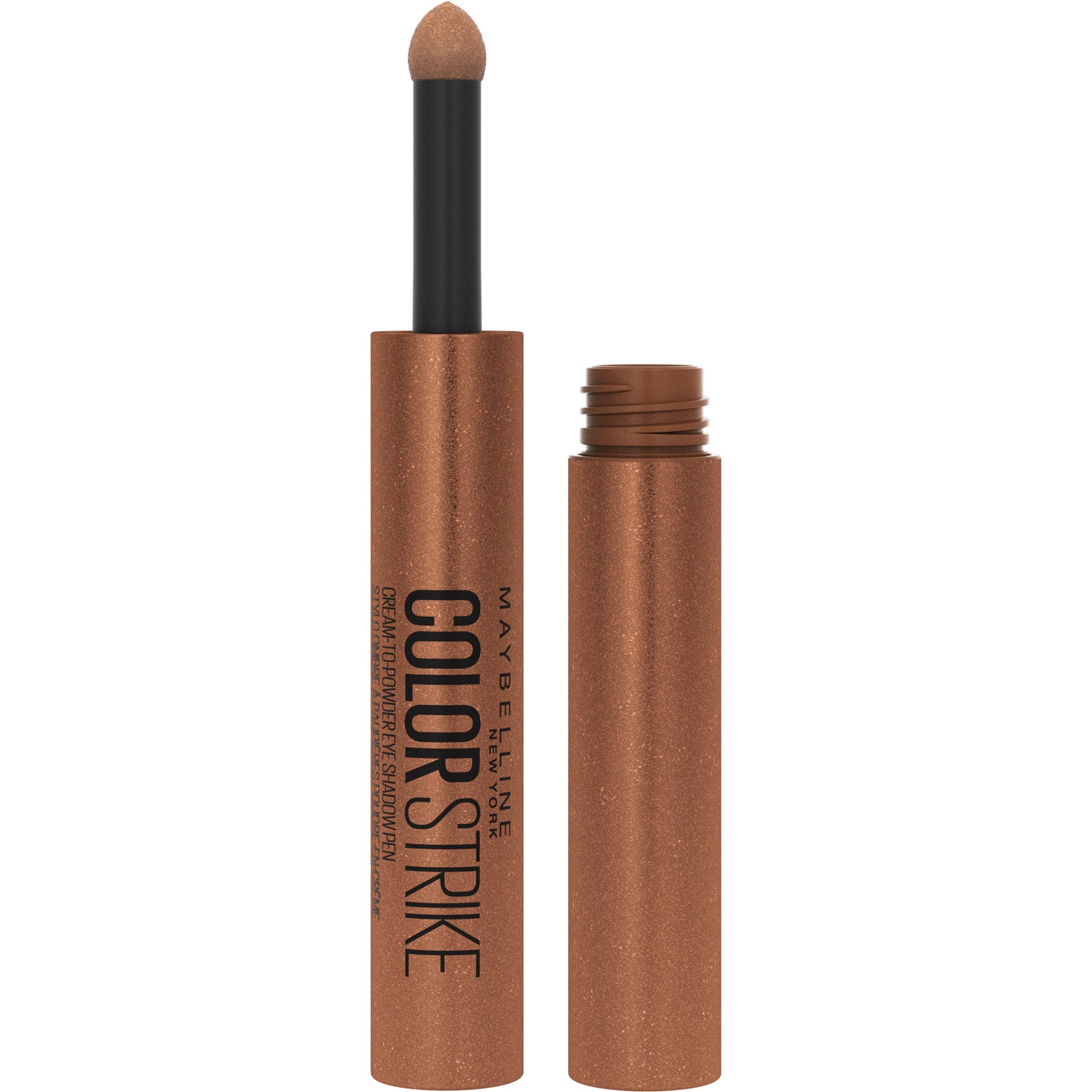 Lápiz de sombras de ojos en crema y polvo Color Strike de MAYBELLINE