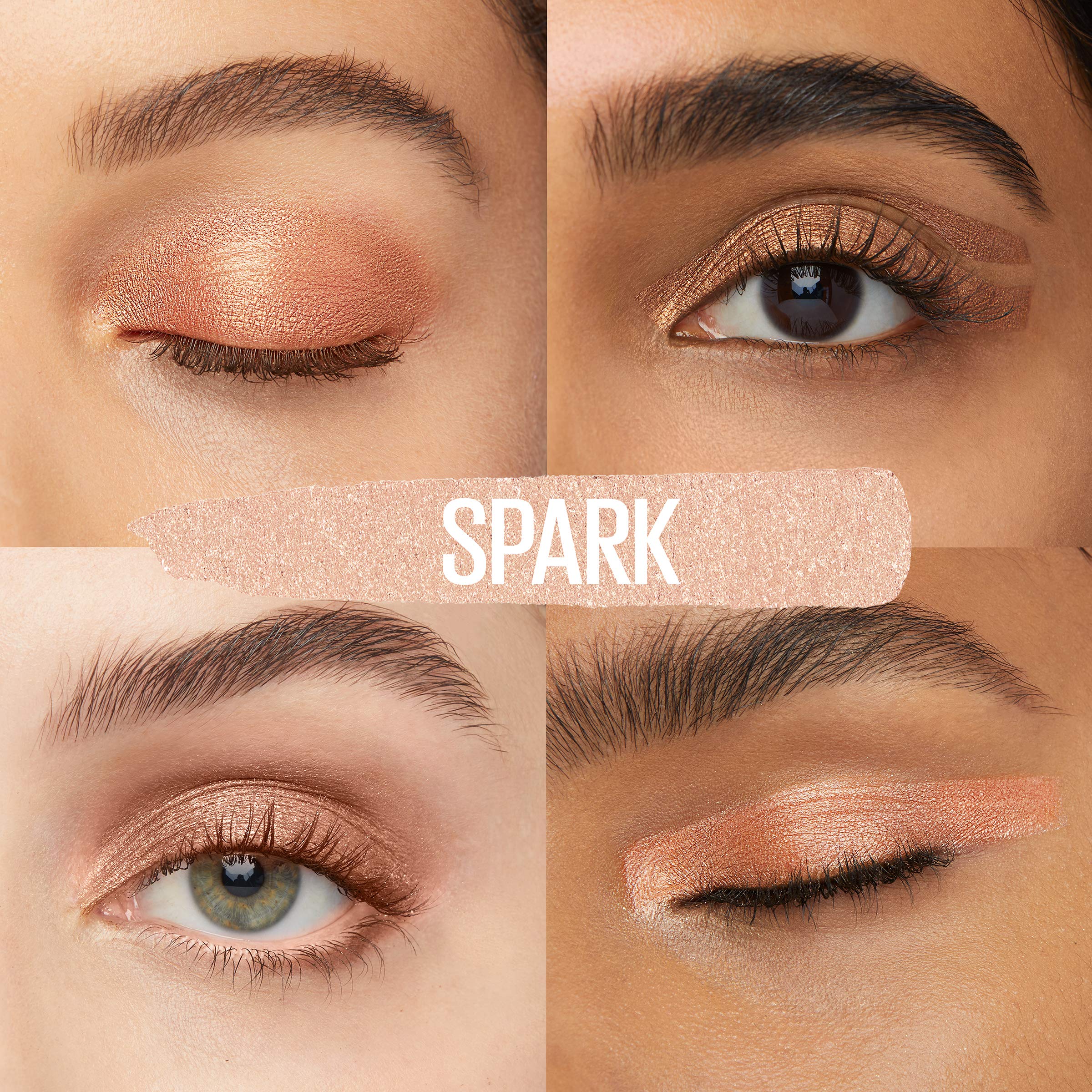 Lápiz de sombras de ojos en crema y polvo Color Strike de MAYBELLINE