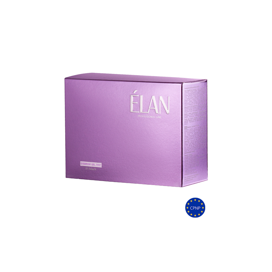 Elan Professional Line Eyebrow Gel Tint «ÉLAN» with Oxidant 01 black