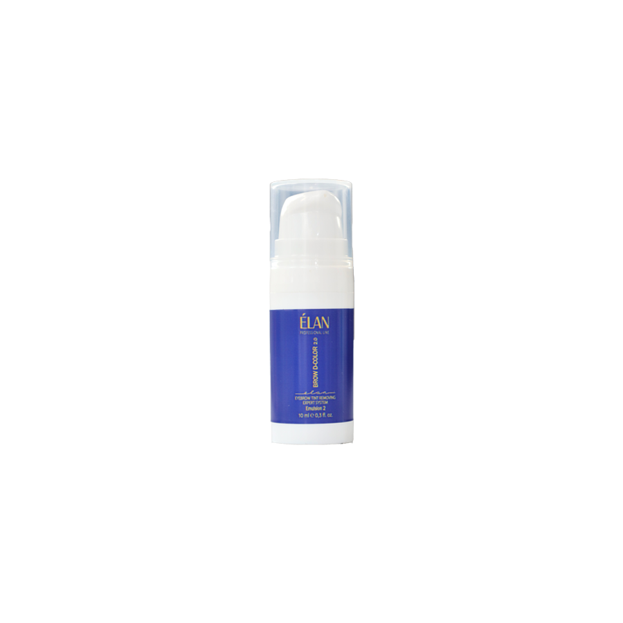Elan Professional Line Eyebrow Tint Removing Expert System «BROW D-COLOR 2.0» Emulsion 2 10ML