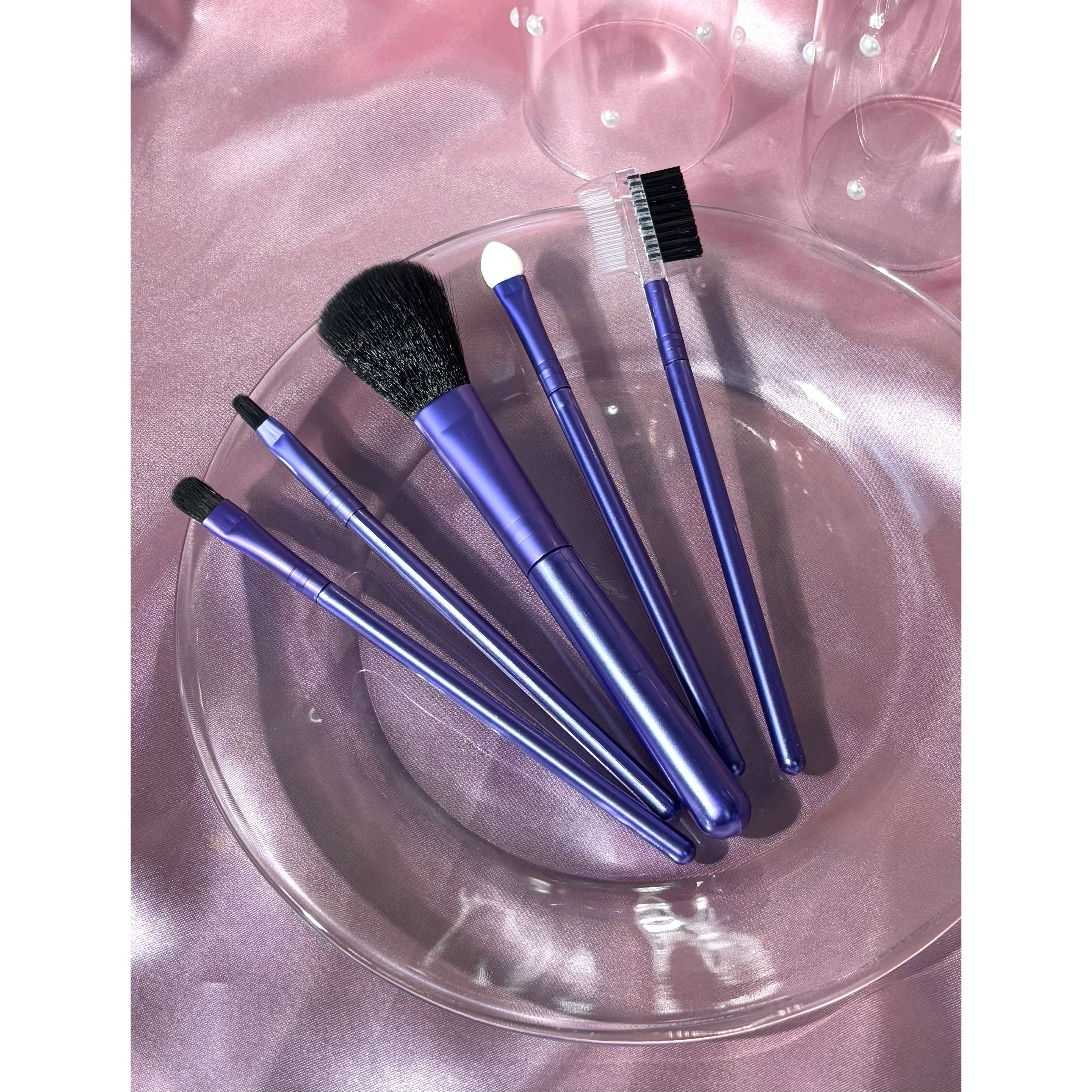 Makeup Brush Set: 5pcs