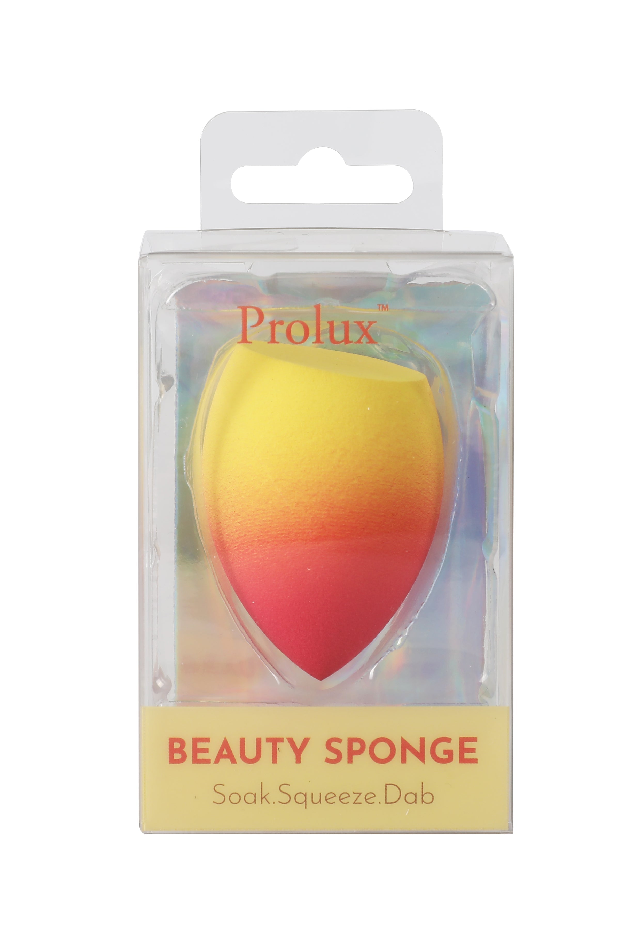 Beauty Sponge: Soak. Squeeze. Dab