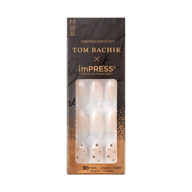 Manicura Press-On de edición limitada de KISS Tom Bachik x imPRESS