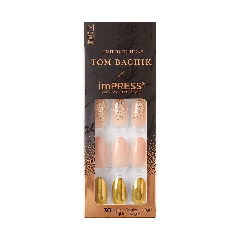Manicura Press-On de edición limitada de KISS Tom Bachik x imPRESS