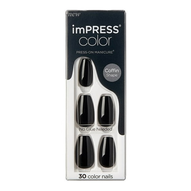 Uñas postizas de color KISS ImPRESS