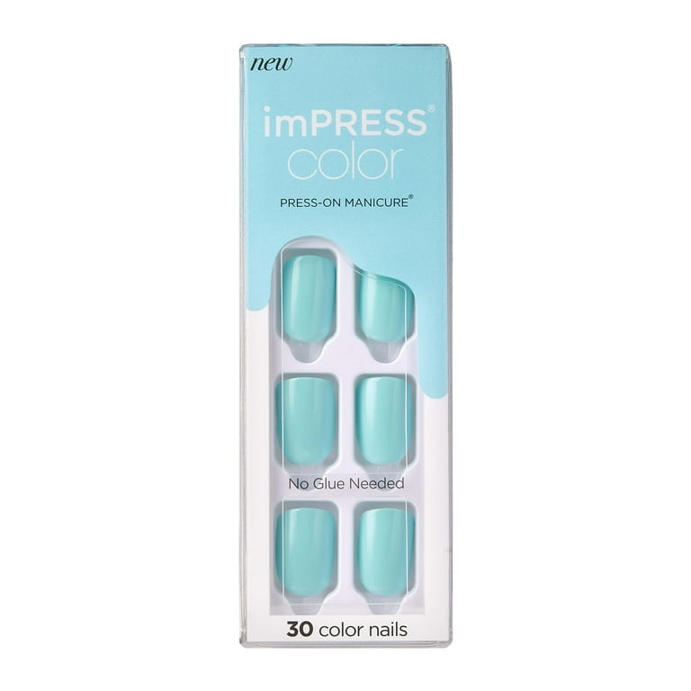 Uñas postizas de color KISS ImPRESS