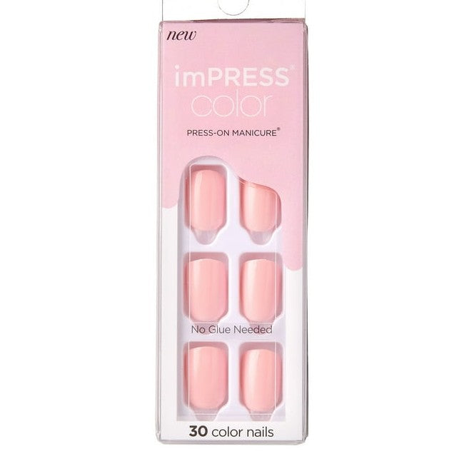 Uñas postizas de color KISS ImPRESS