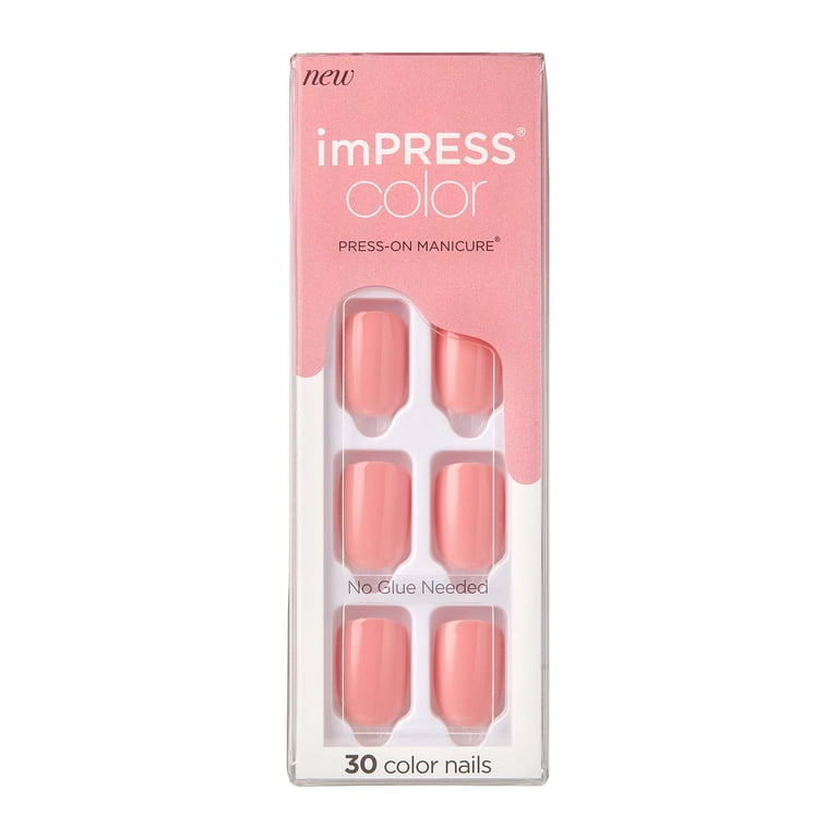 Uñas postizas de color KISS ImPRESS