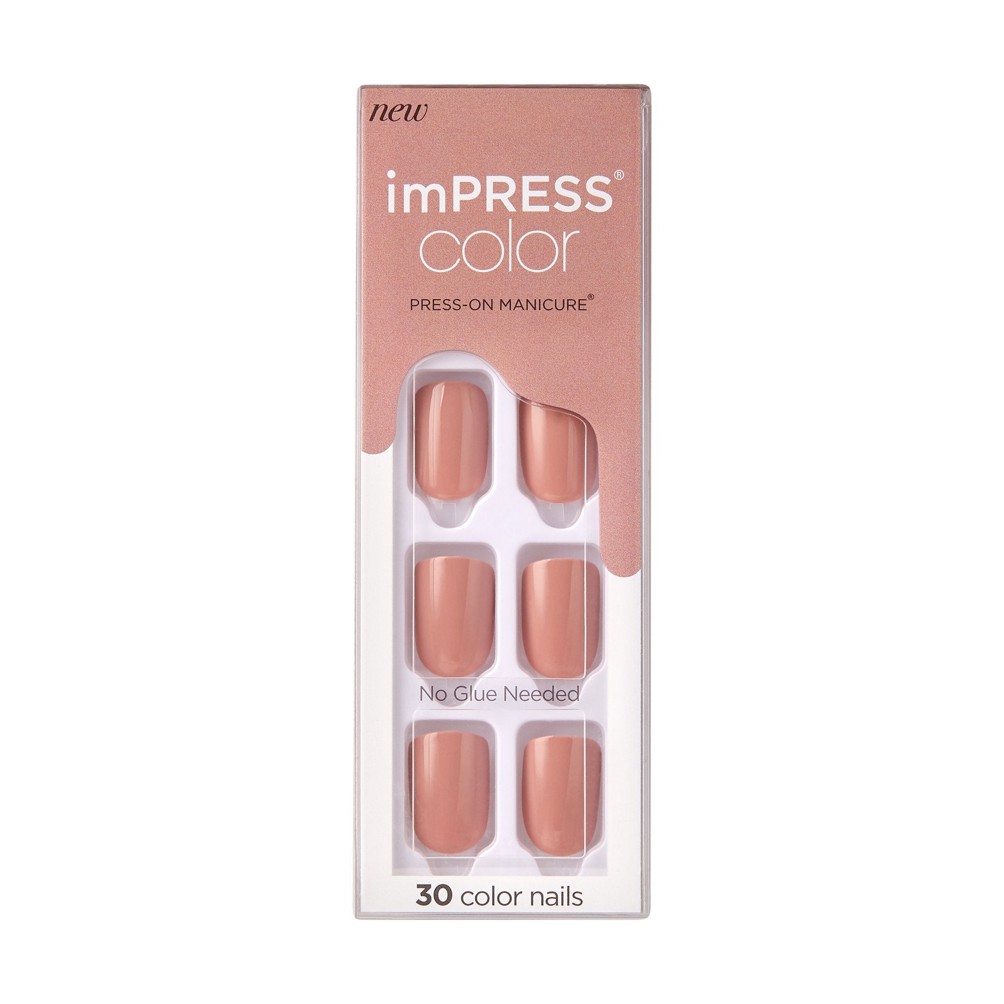 Uñas postizas de color KISS ImPRESS