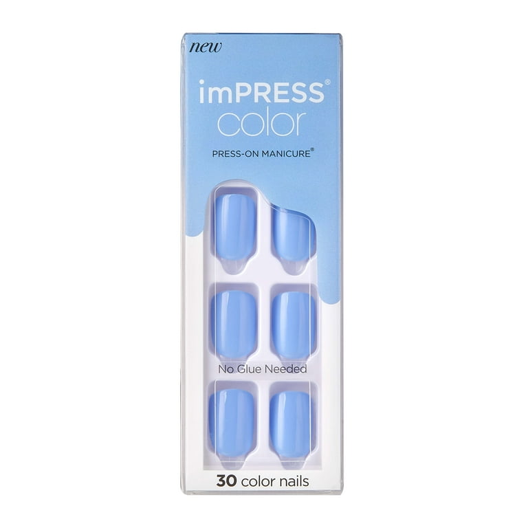 Uñas postizas de color KISS ImPRESS