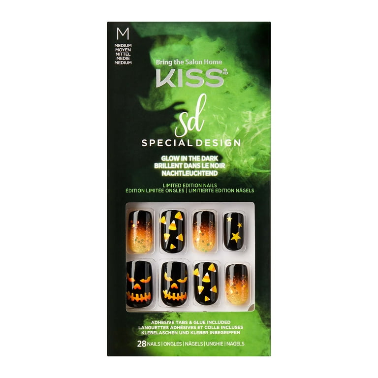 KISS Glow In The Dark Special Design Nails