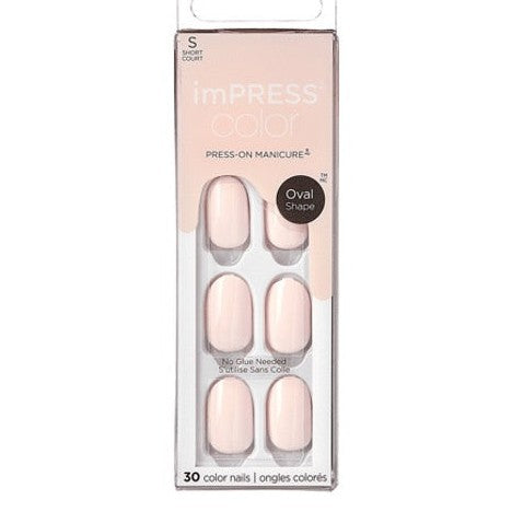 Uñas postizas de color KISS ImPRESS